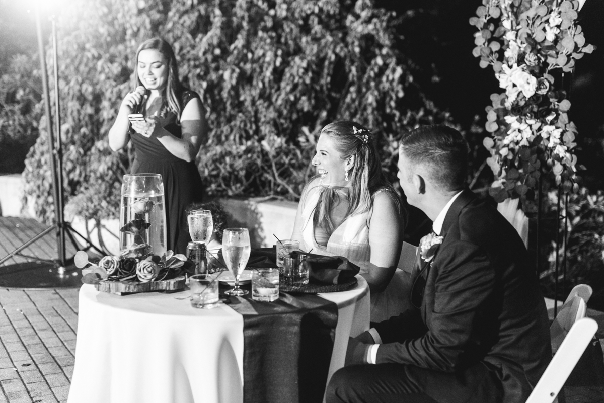 Bright Fall DIY Wedding | Wedding toasts
