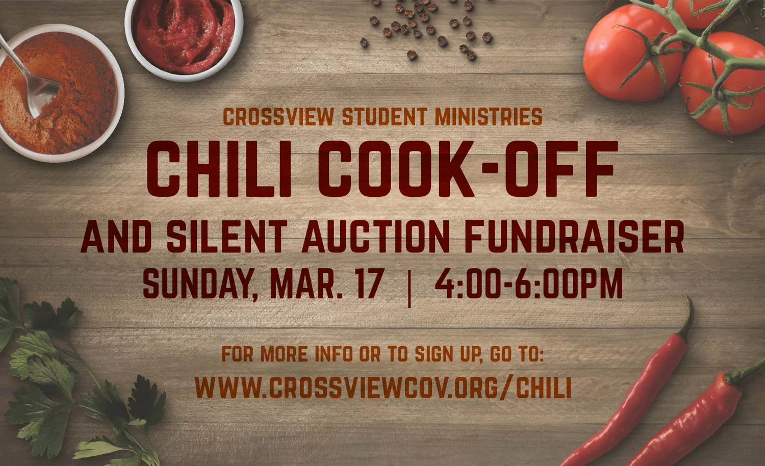 Chili Cook-Off &amp; Silent Auction Fundraiser