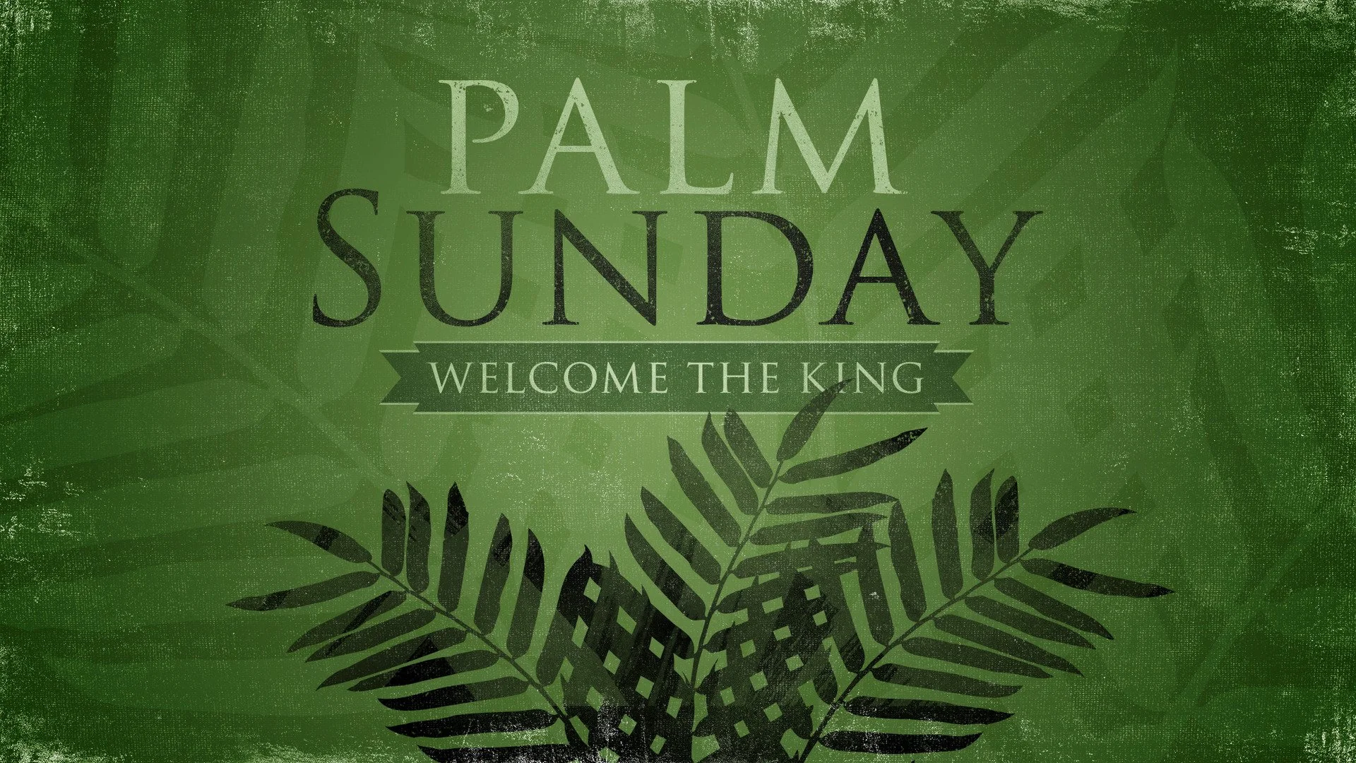Palm Sunday (9am &amp; 10:30am) 