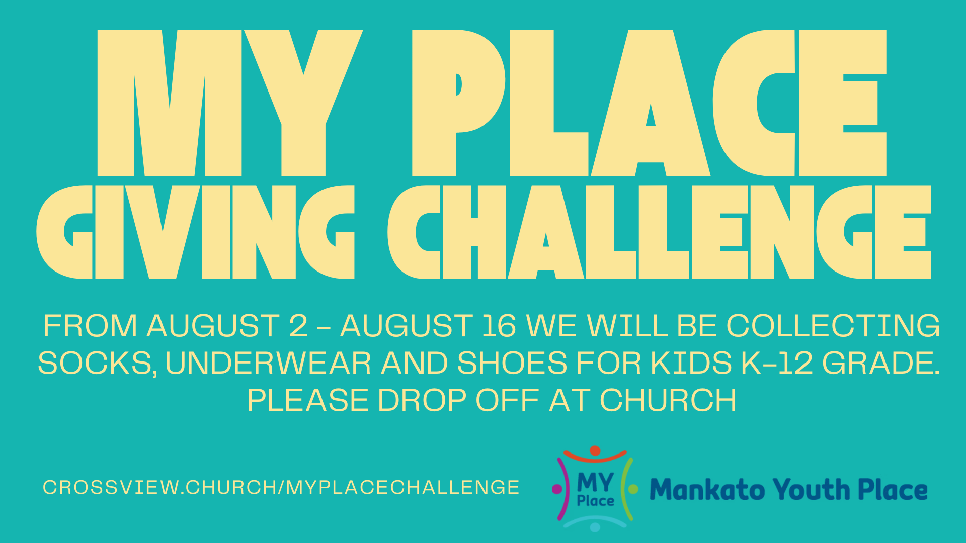 MY Place Giving Challenge