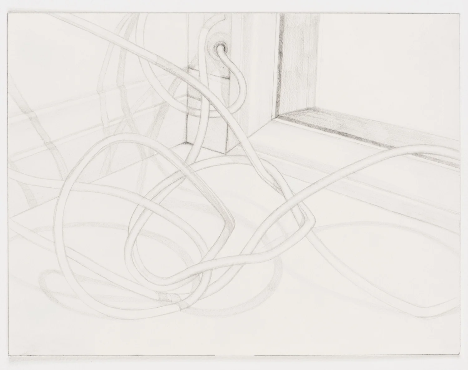 NIS.SIN II GRAPHITE ON WATERCOLOR PAPER 11 IN. X 14 IN. unframed price $500