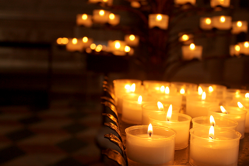 Church candles