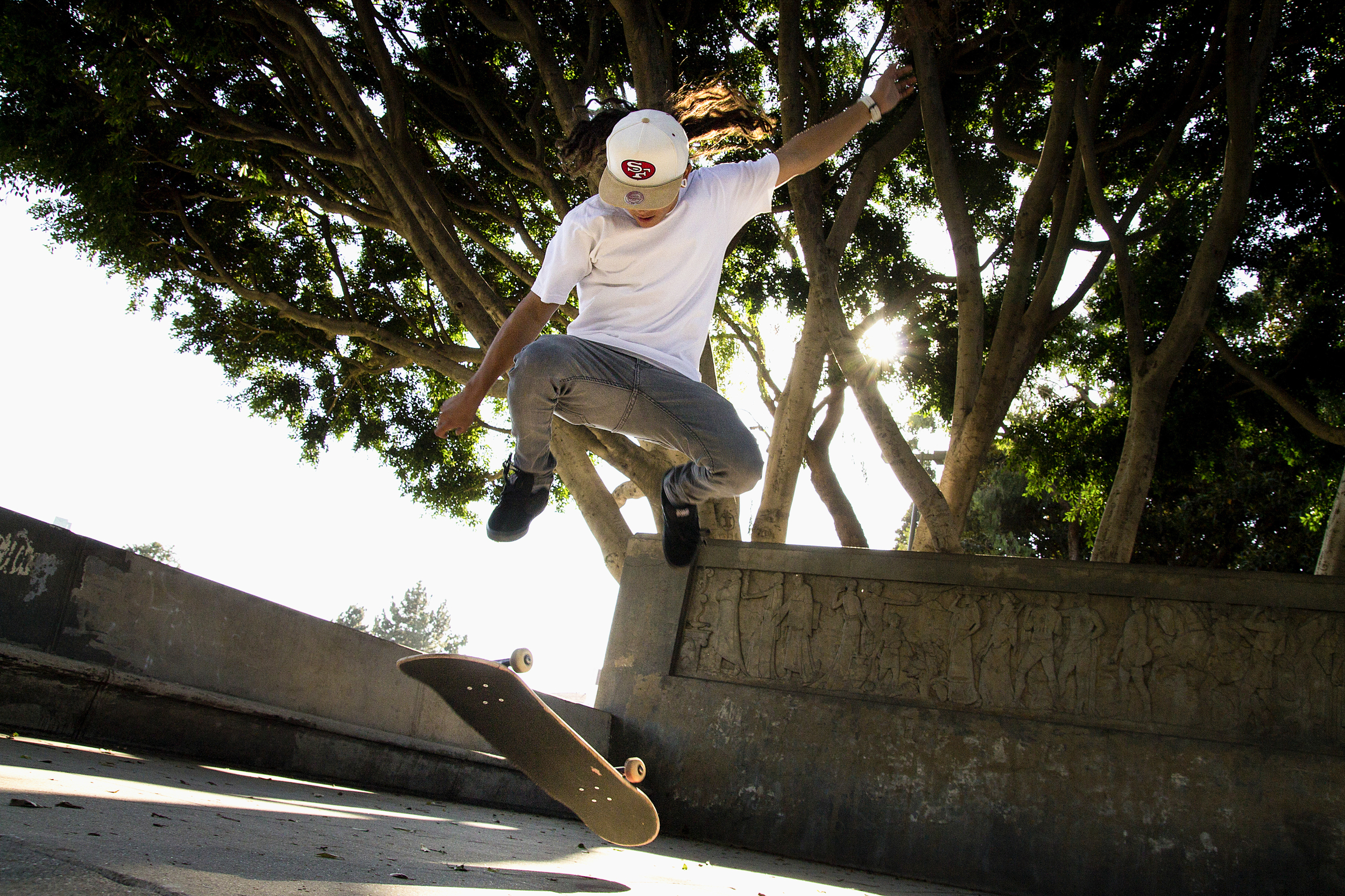 Skateboarding