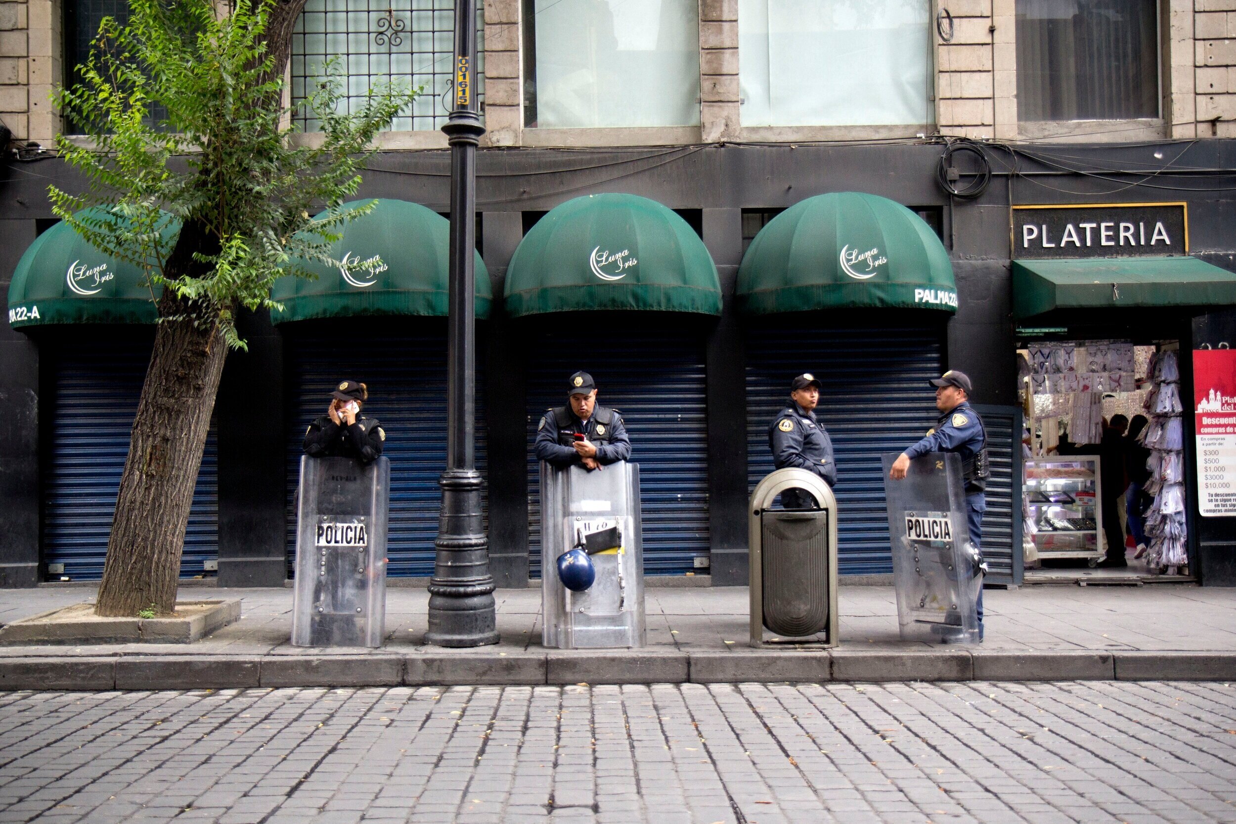 Police in Mexico City