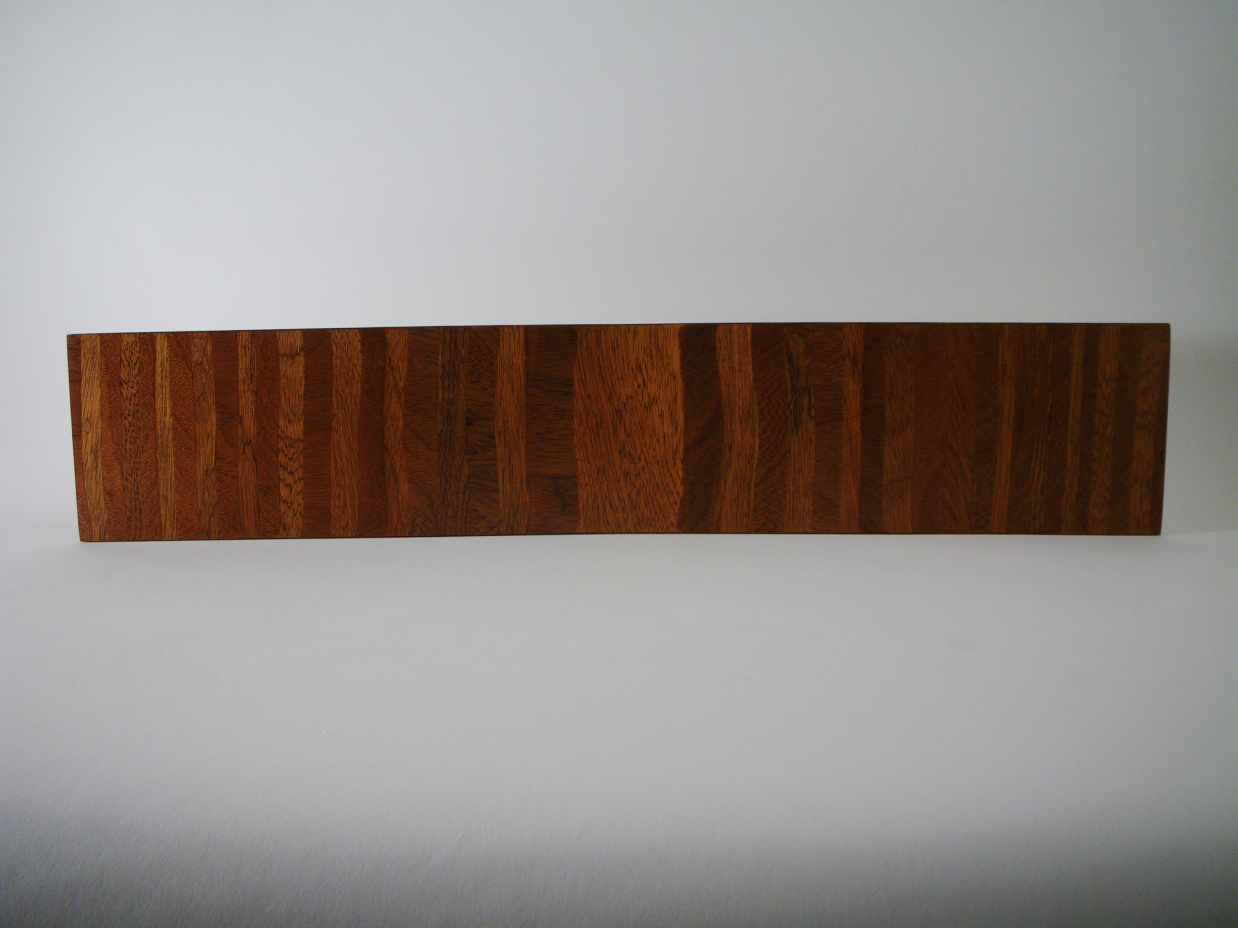 Laminated Mahogany platter. 6 x 22".