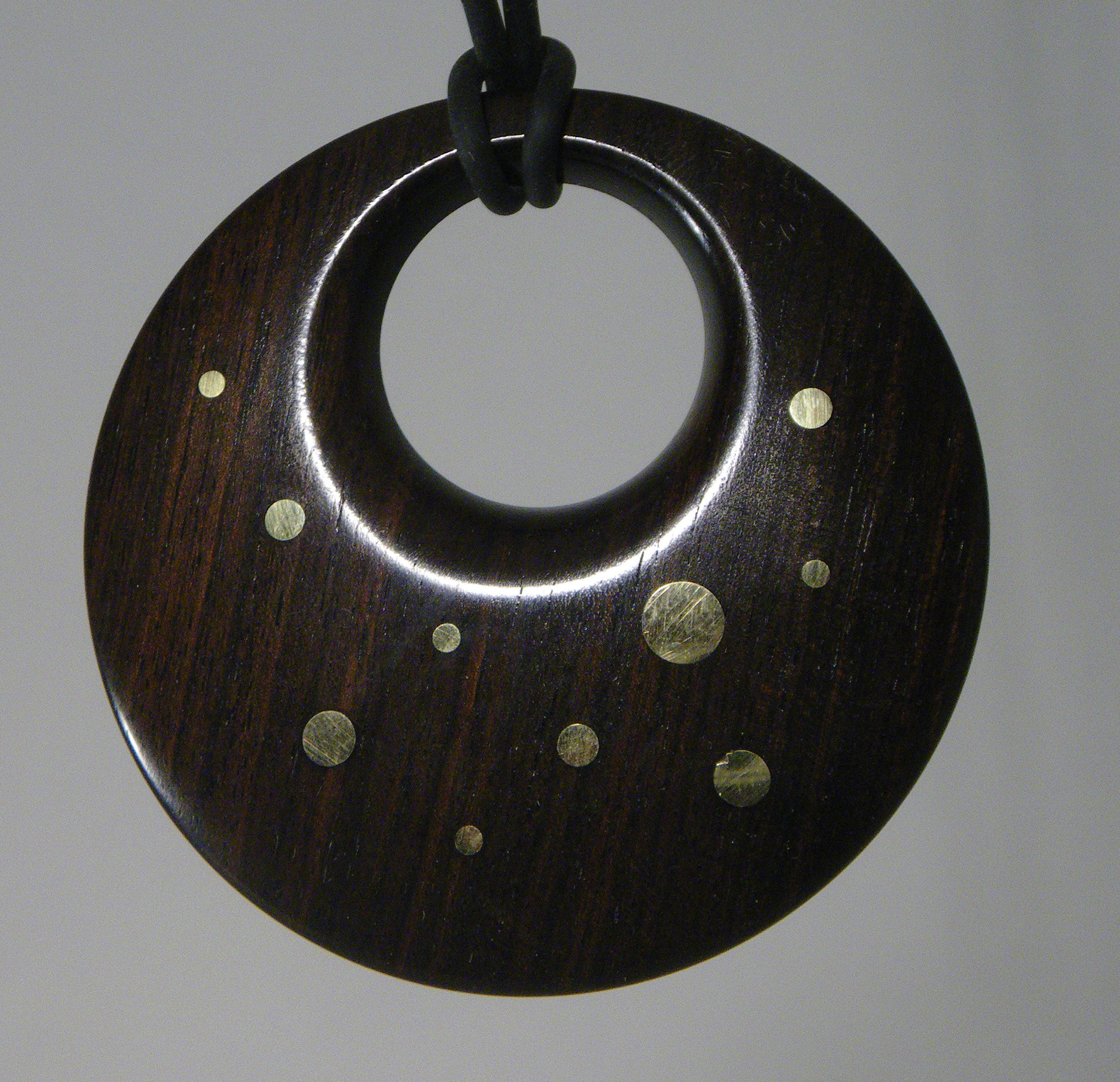 Ebony with Brass inlay