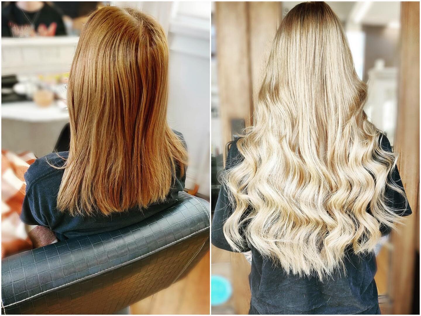 @vixenandluxe Extensions and one epic colour transformation! 😲

How awesome is this?! This was some precision colour/lightening work paired with a full set of our @vixenandluxe  extensions to add both length and body 💁&zwj;♀️ created by the magic h