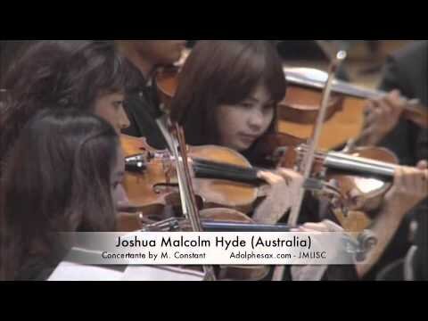 3rd JMLISC Joshua Malcolm Hyde (Australia) Concertante by M. Constant