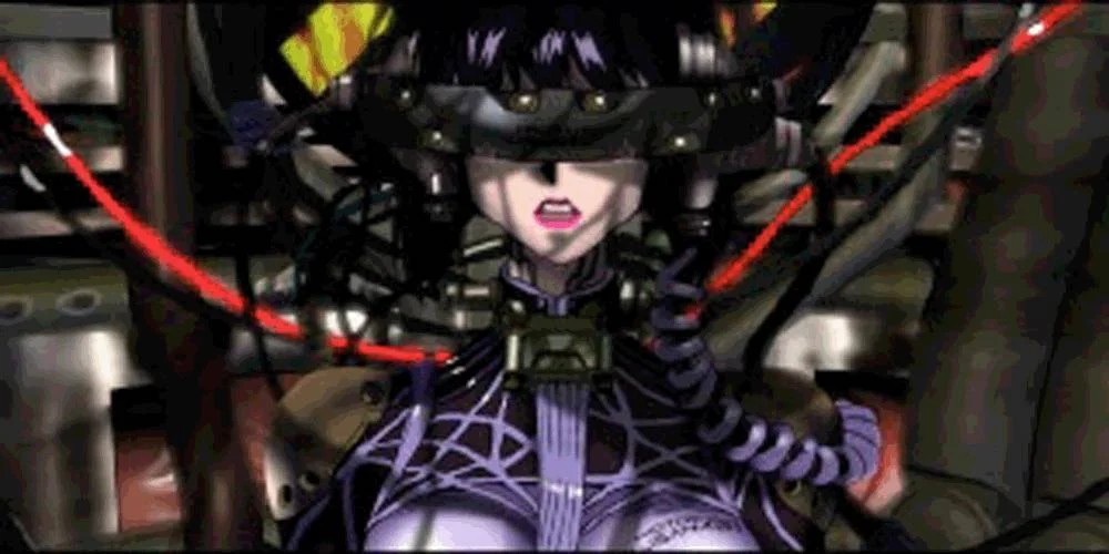 Ghost in the Shell shows a dystopian future where technology has run rampant and what it means to be human is challenged. The Matrix considers the same thing as does pretty much a lot of sci-fi!