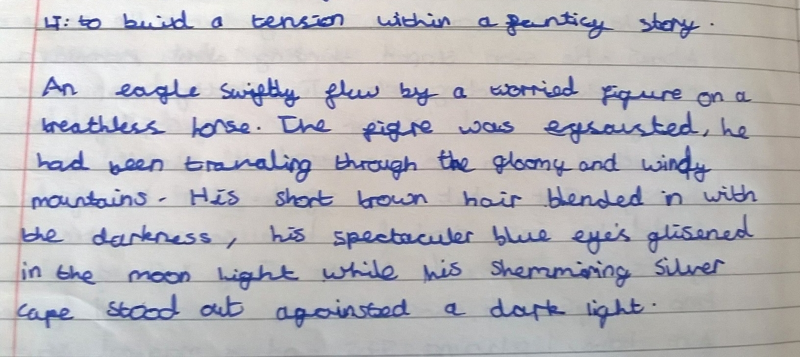 This is an example of the introduction written by one of my pupils.