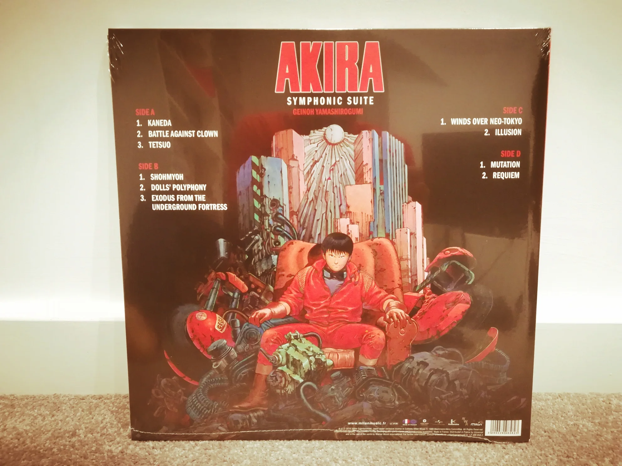 AKIRA サントラレコード Geinoh Yamashirogumi-Soundtrack - Akira 