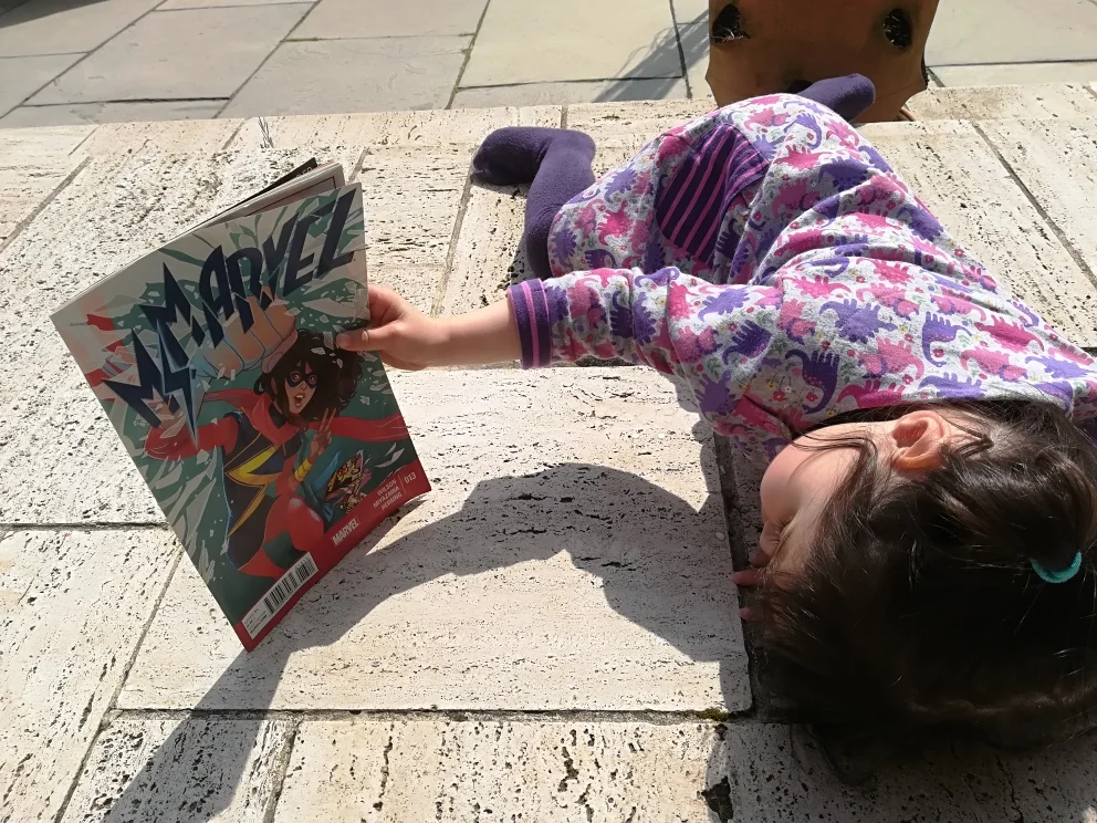 My daughter likes Ms. Marvel too.
