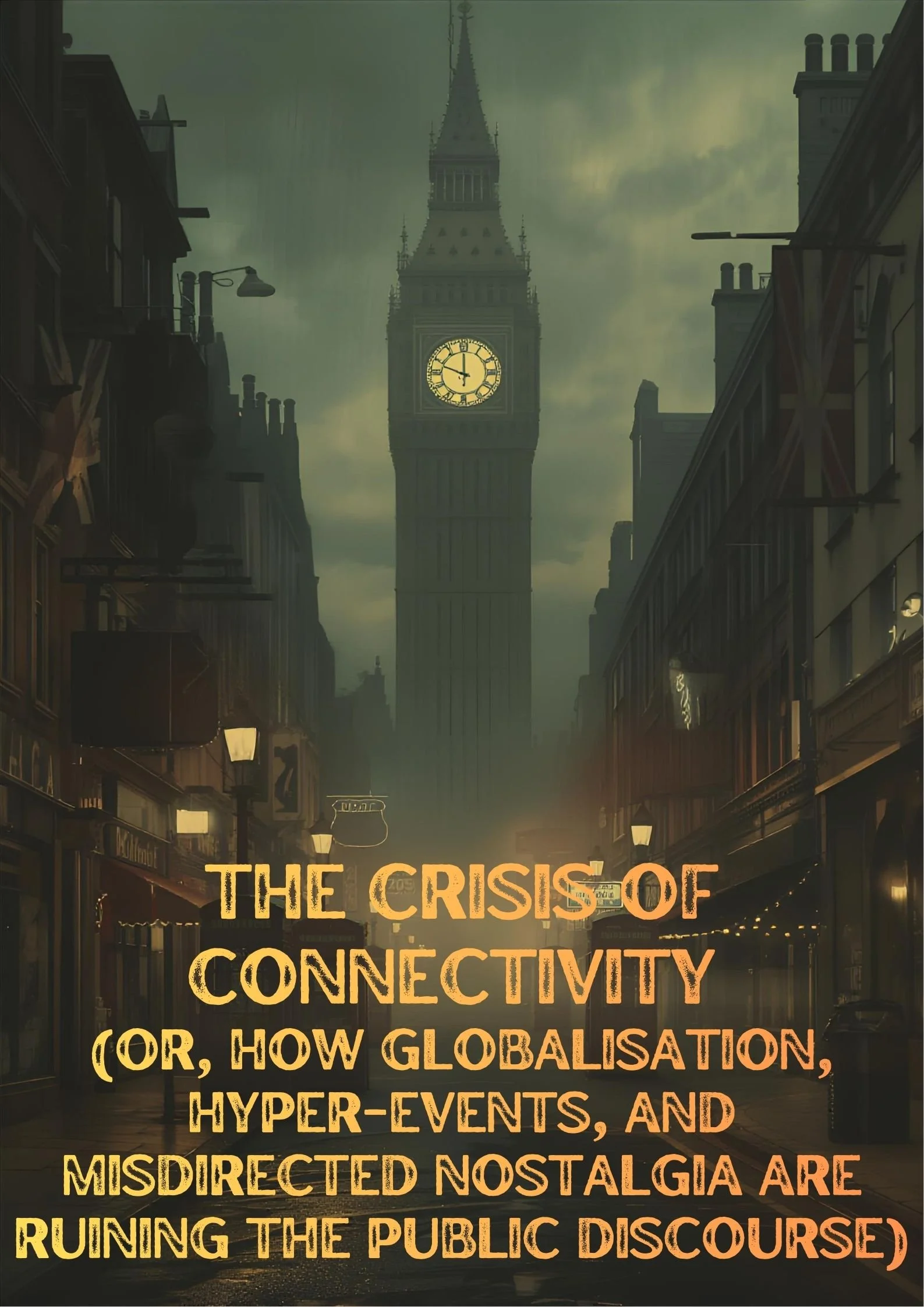 The Crisis of Connectivity (Or, How Globalisation, Hyper-Events, and Misdirected Nostalgia are Ruining the Public Discourse)