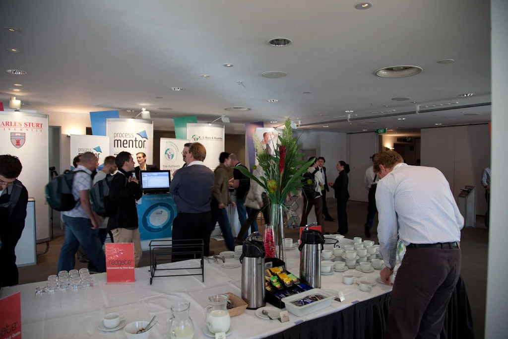 The show floor