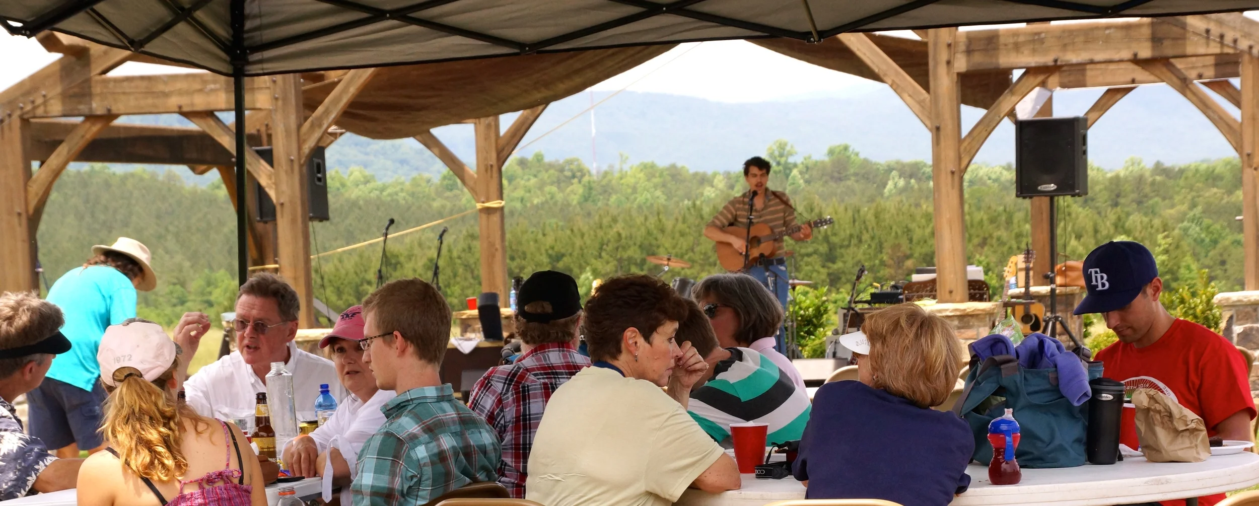 Great BBQ, music and views ...