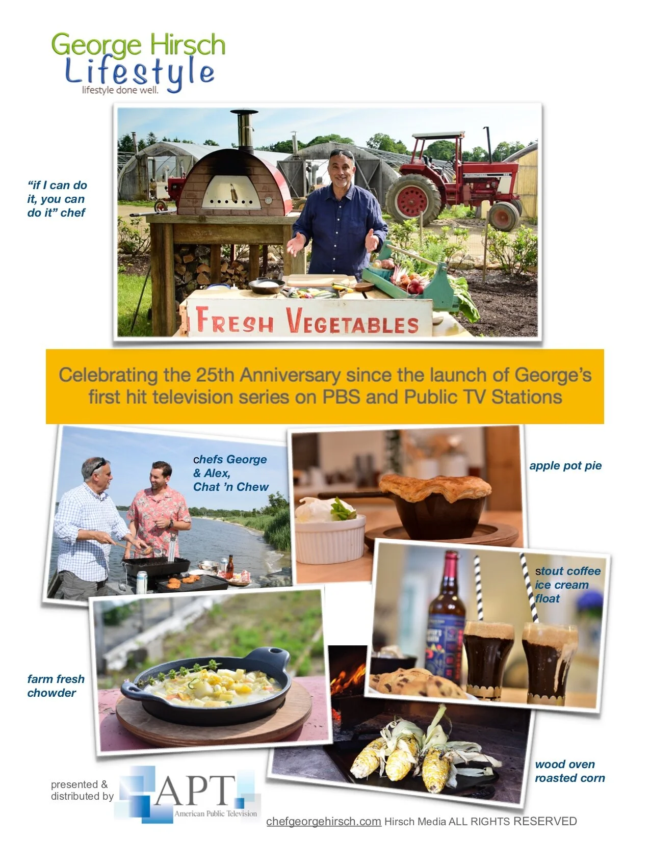 TV — George Hirsch - Chef and Lifestyle TV / Radio Host