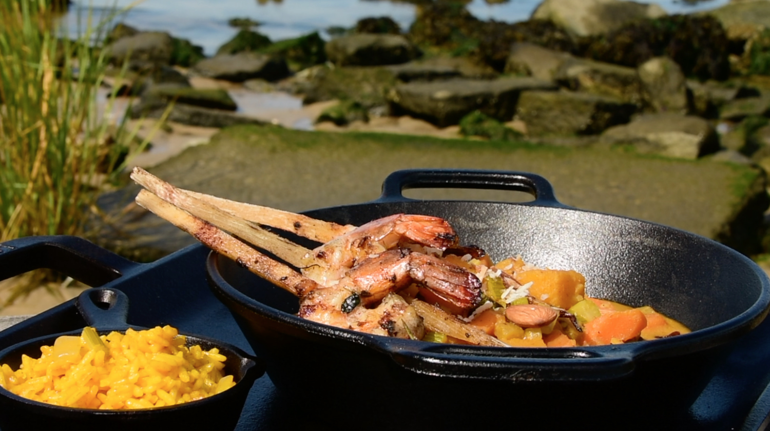 Cane Charred Shrimp — George Hirsch - Chef and Lifestyle TV / Radio ...
