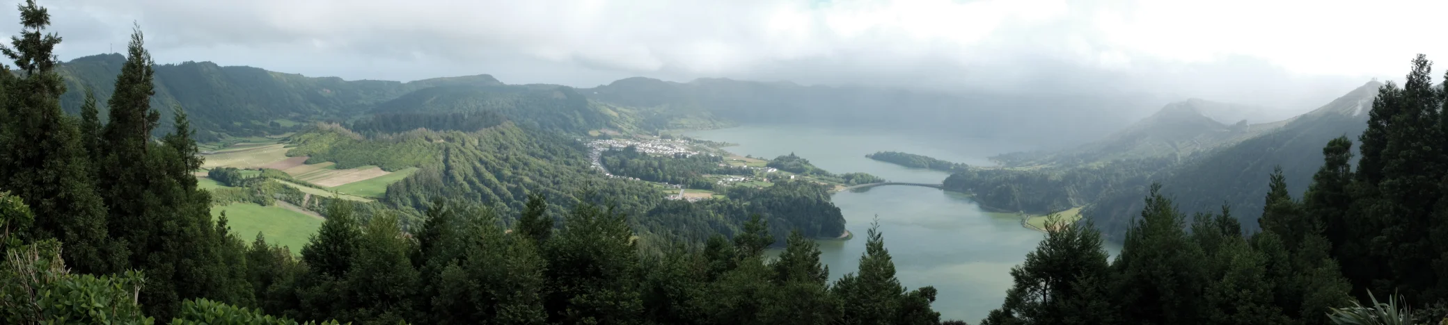 Panorama made in-camera with the Fujifilm X100T.