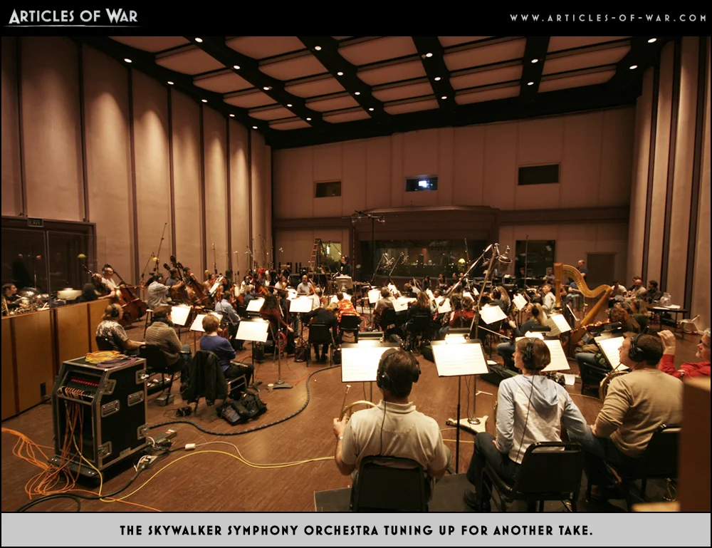 A photo from the Articles of War recording session.