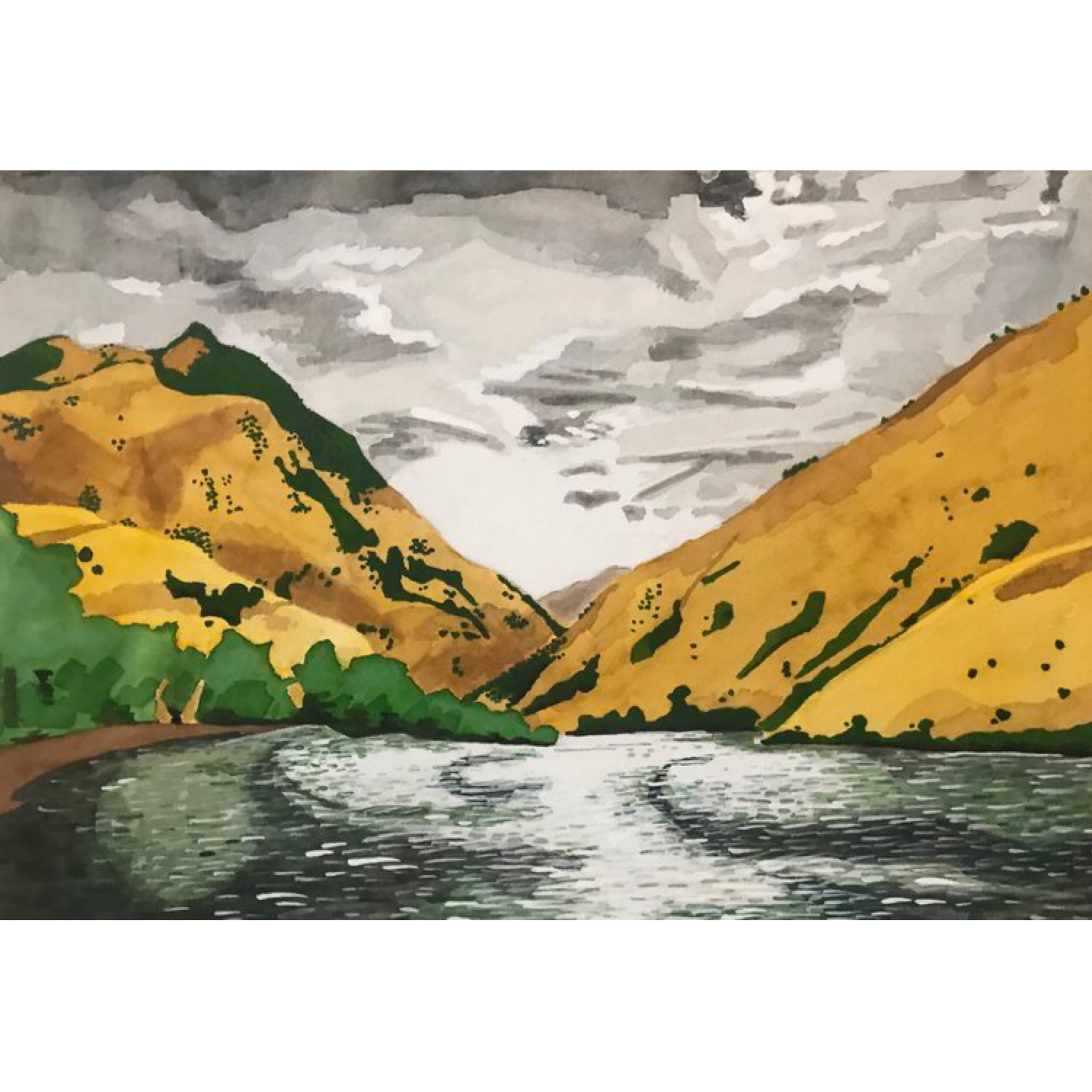 First Dam / 9"x13" / $200