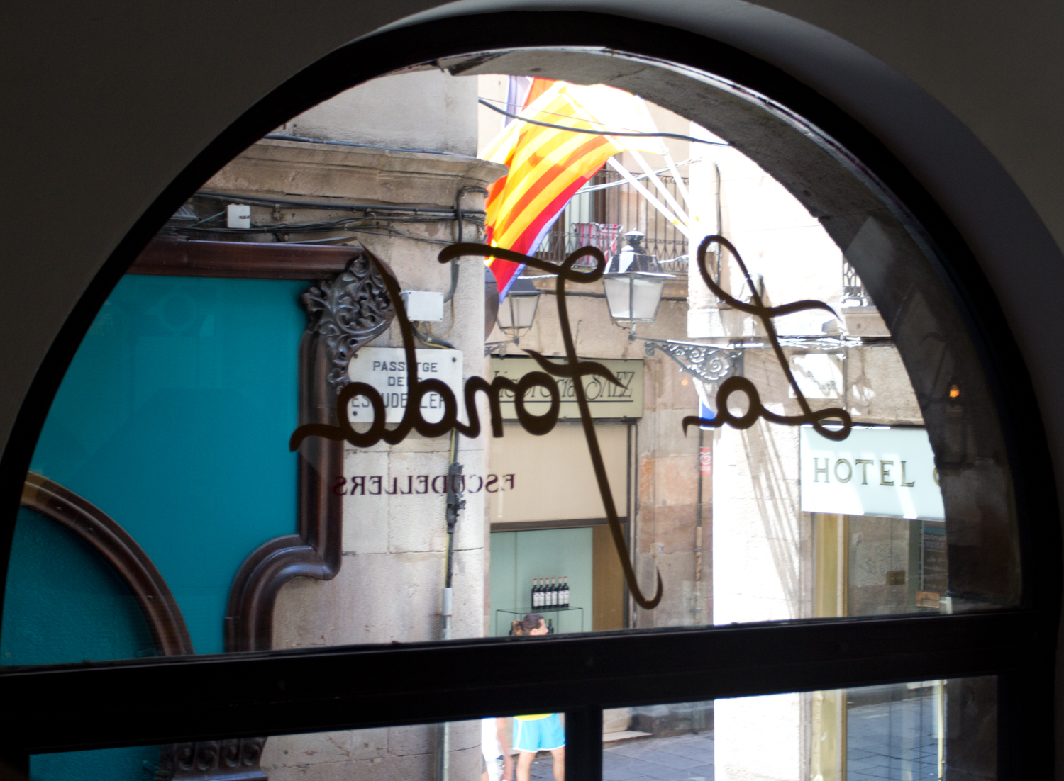 This restaurant, La Fonda, was off La Rambla (down Carrer del Escudellers) and had phenomenal food, a/c (yes!) and great drinks. The best part? the dishes were only 5-10 euro.