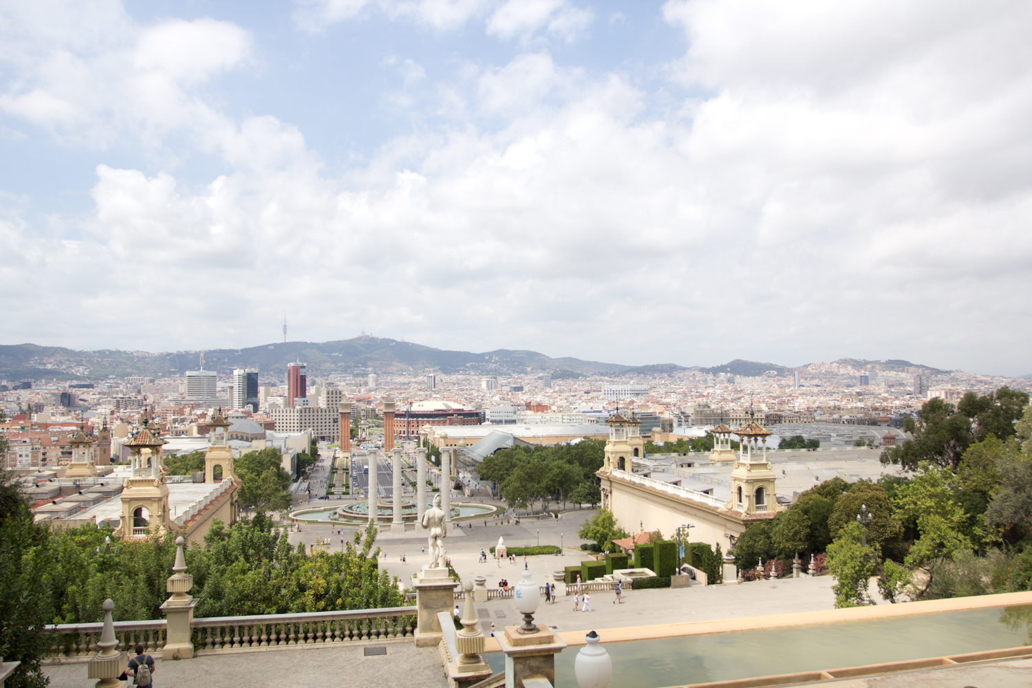 View at the top of the Museum of Art