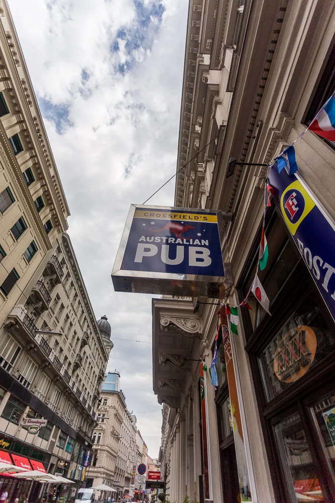 So many Australian Pubs in Vienna!