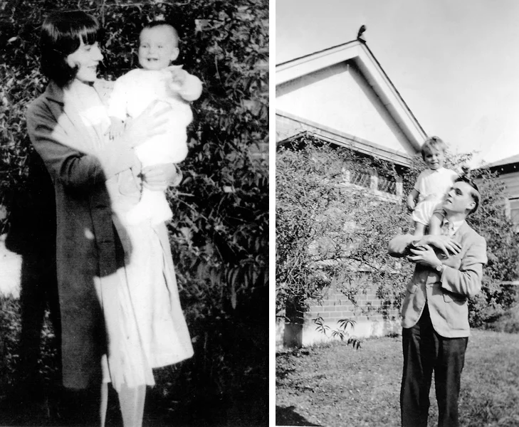 My grandparents and their first son. I see so much of my children in all three of them!