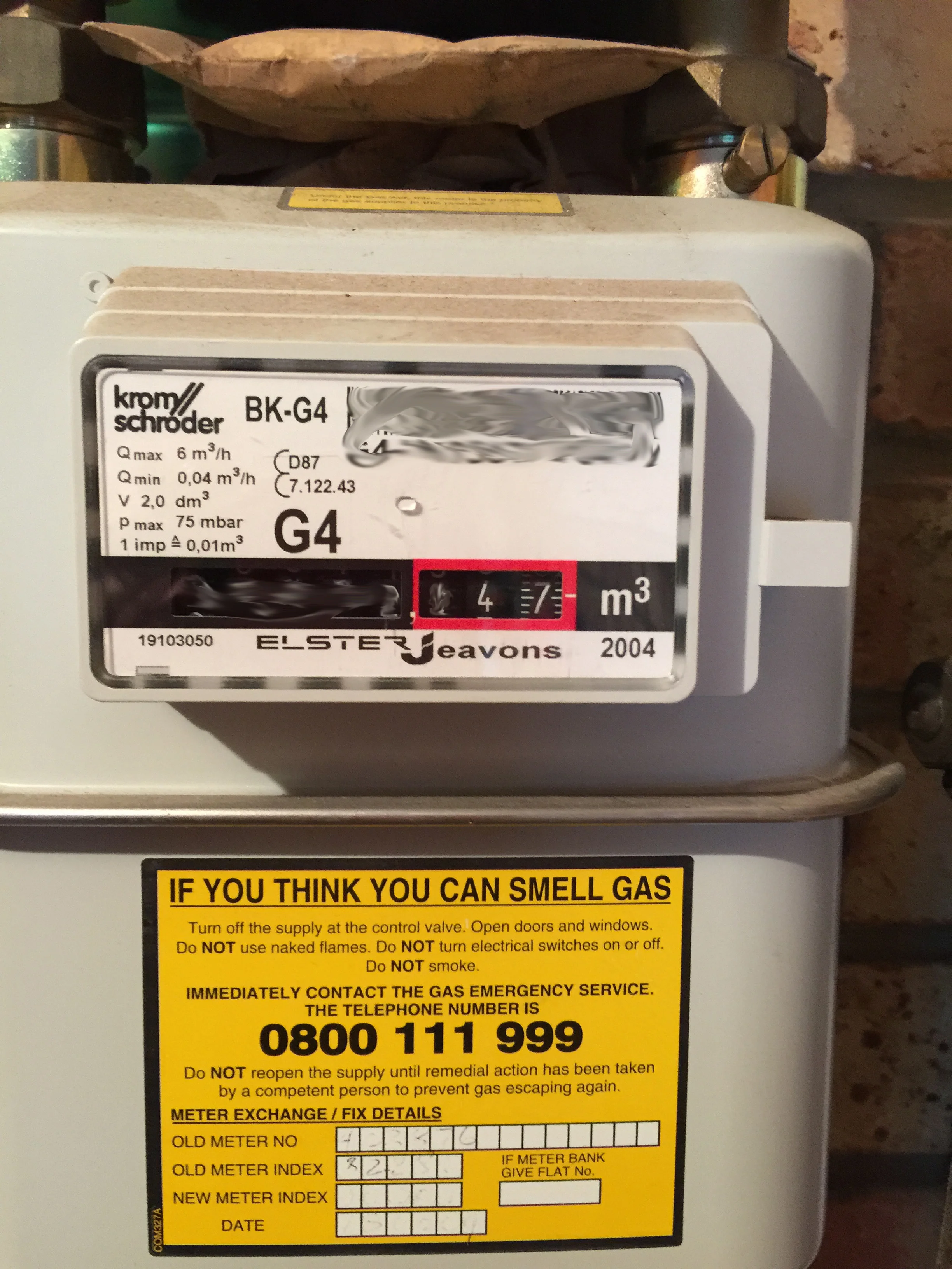 I'm not sure what a naughty hacker could do with my gas meter number, but I'm taking no chances....