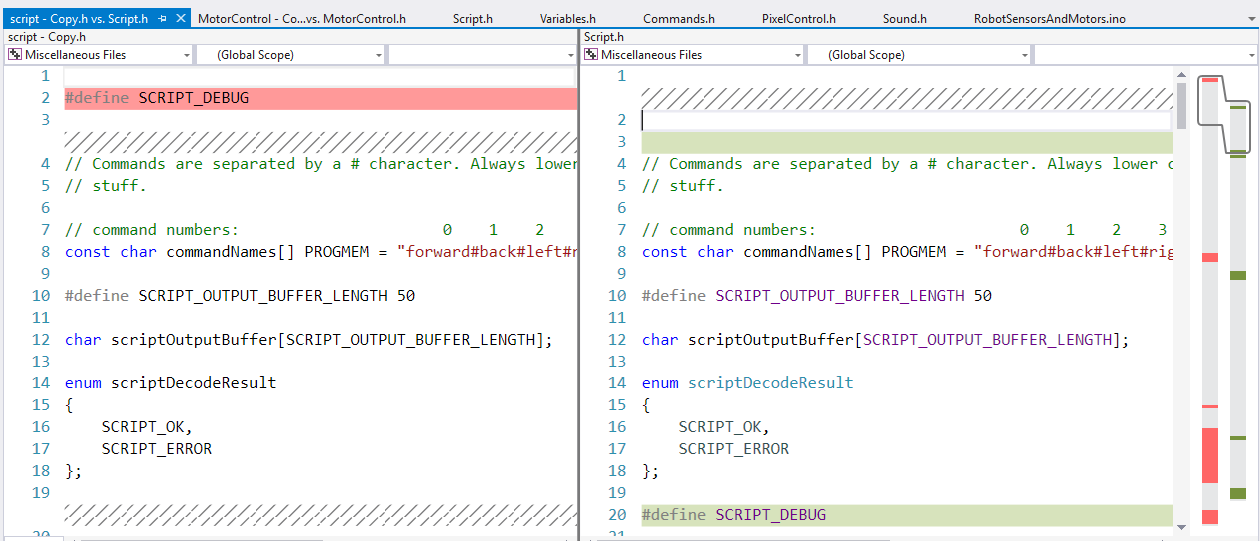 File Comparison in Visual Studio — robmiles.com