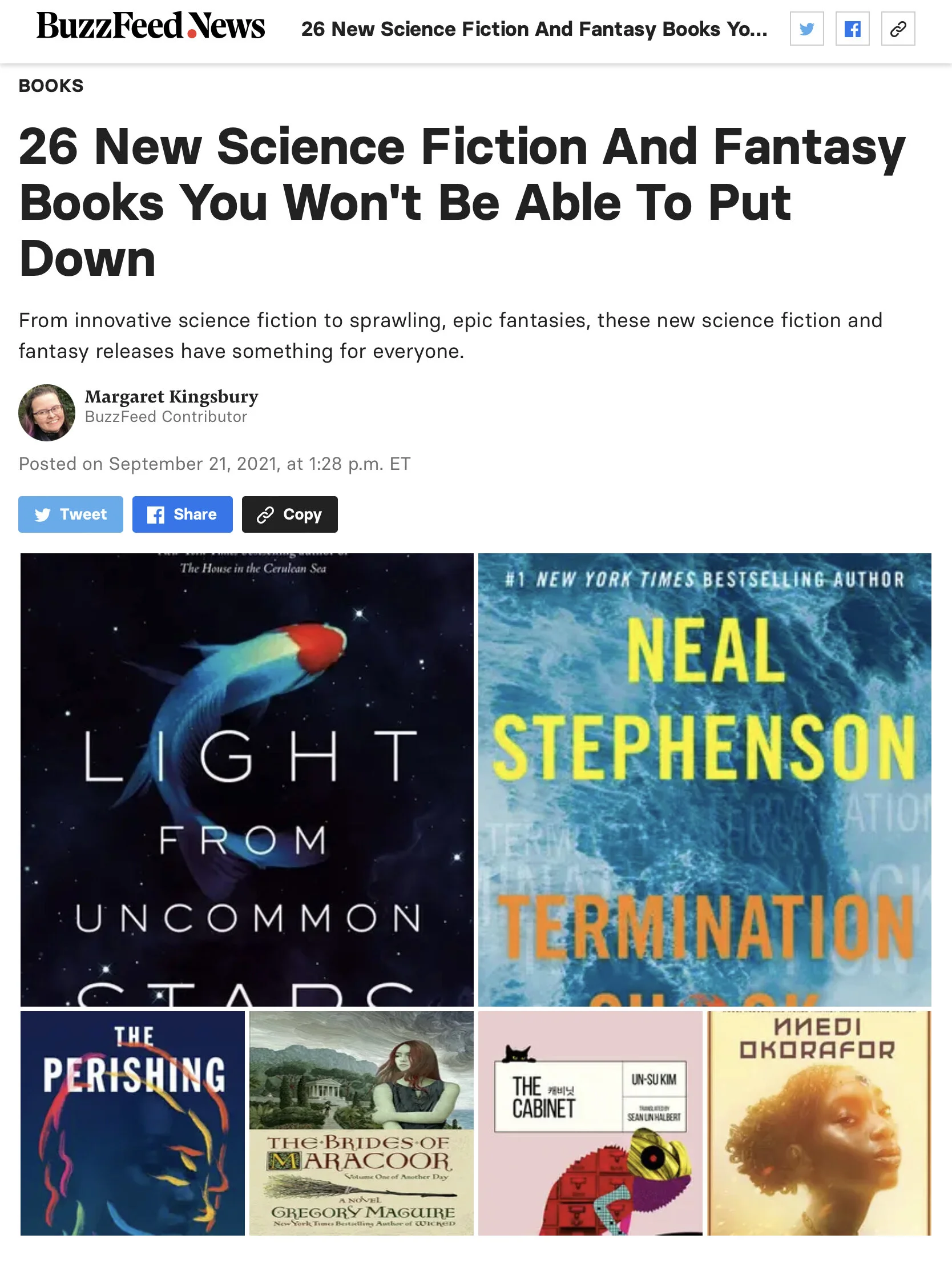 26 New Science Fiction And Fantasy Books You Won't Be Able To Put Down: The Cabinet by Un su Kim