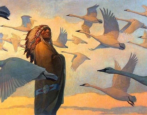 Thomas Blackshear painting showing use of soft and sharp focus to create depth and direct viewer attention.