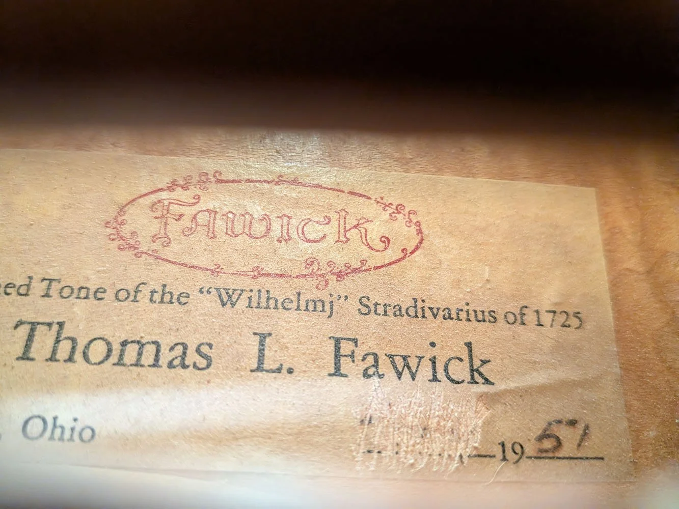 Thomas-Fawick-Violin-1951-Label-View