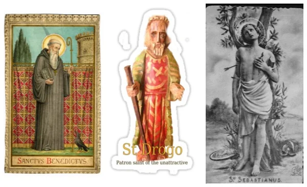 St. Benedict of Nursia | St. Drogo | St. Sebastian