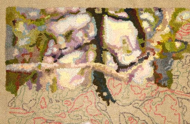 Upper left corner of Tree Head Board 2016