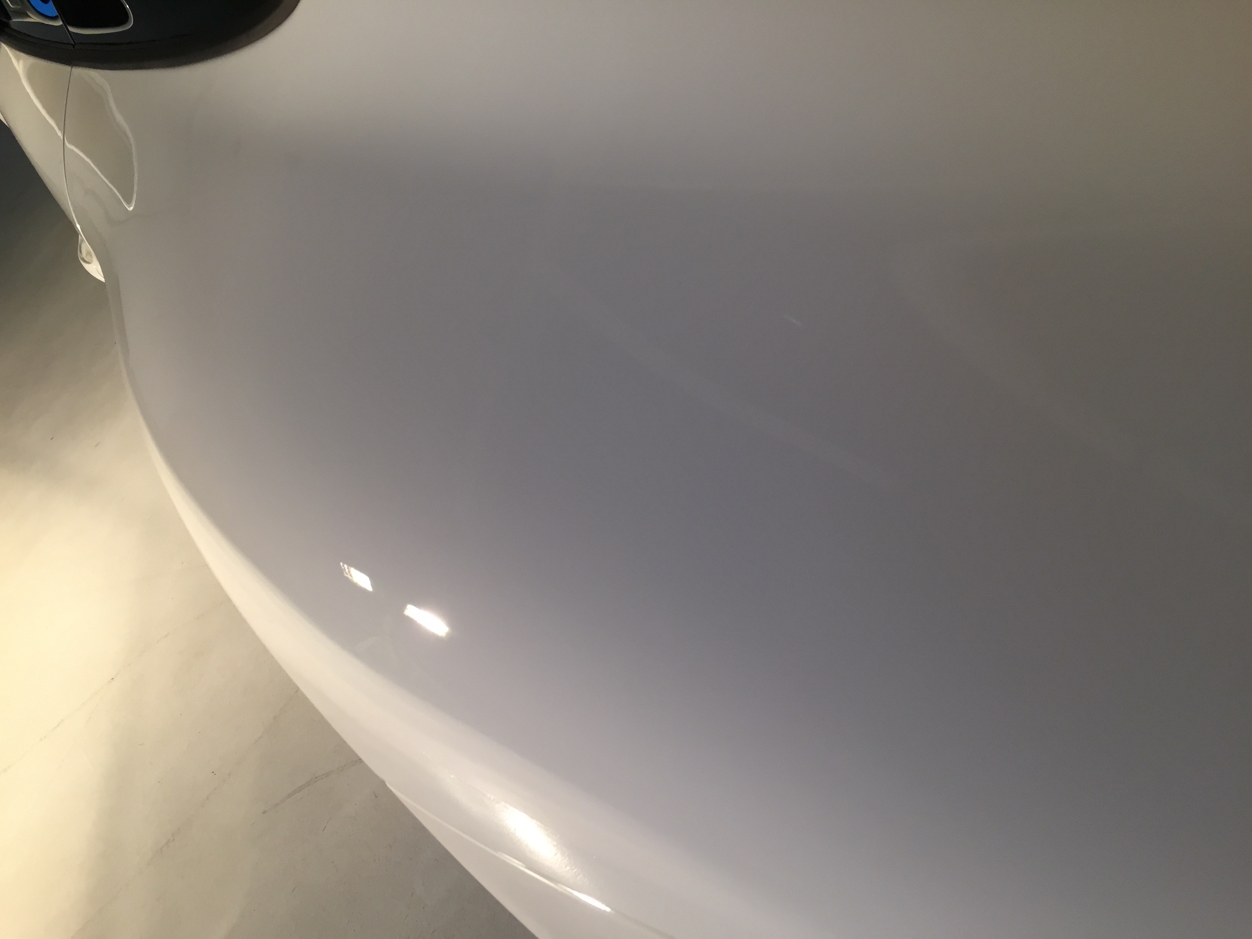 The paint glows after correction and Ceramic Pro glass coating application