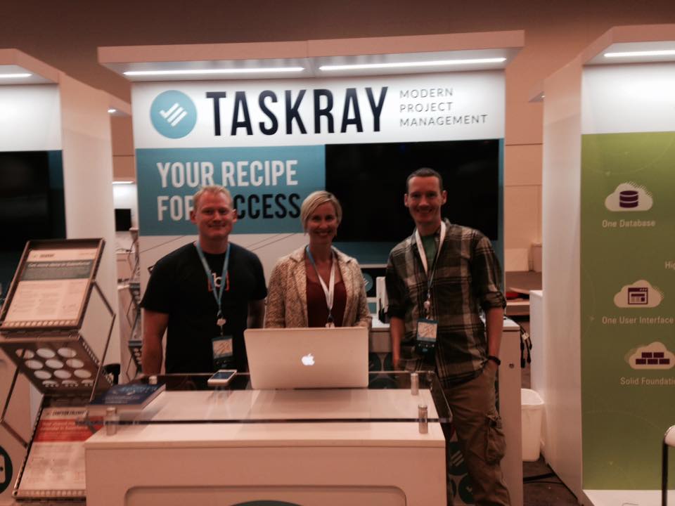 TaskRay team ready for booth duty.