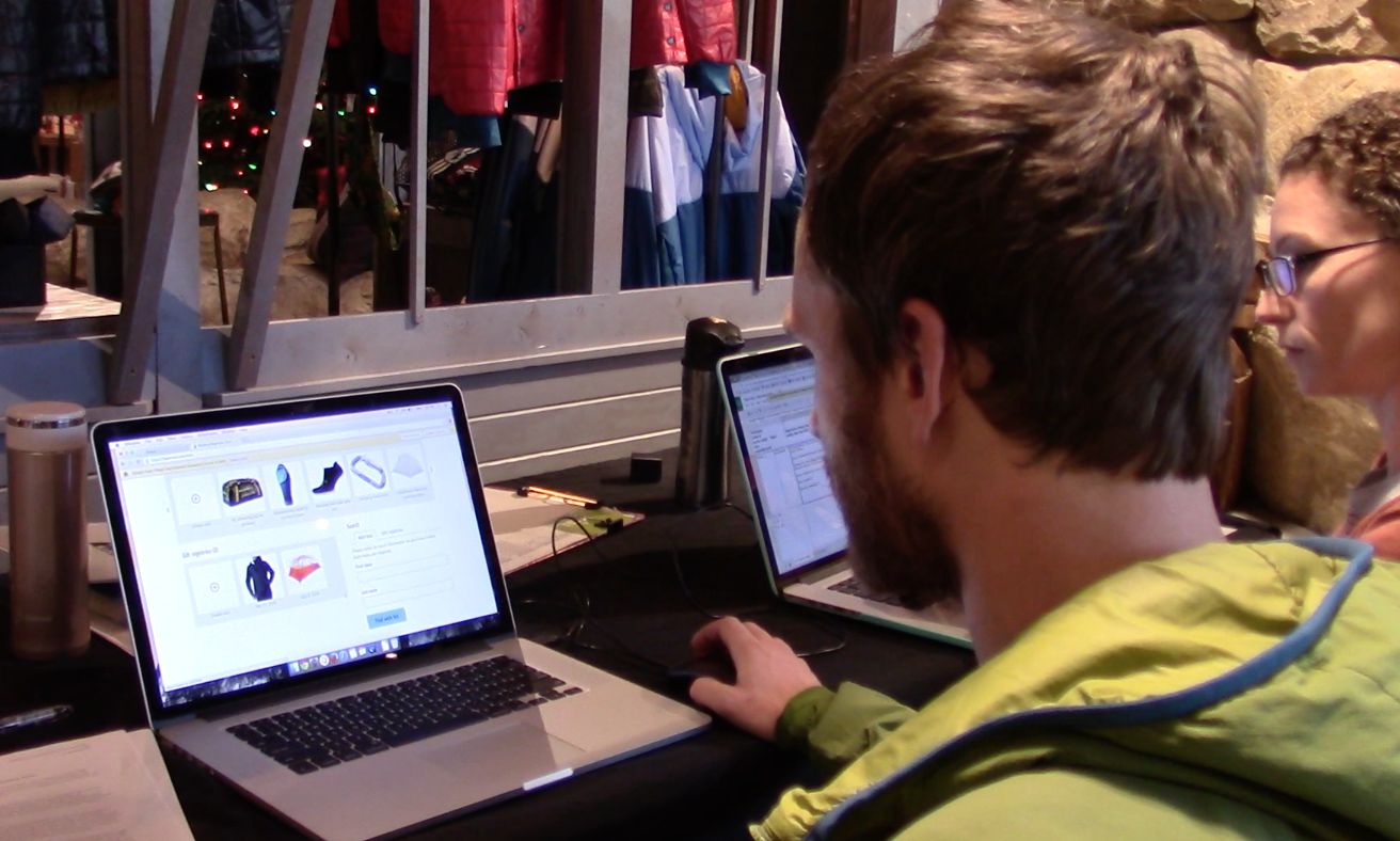 Usability testing in the store
