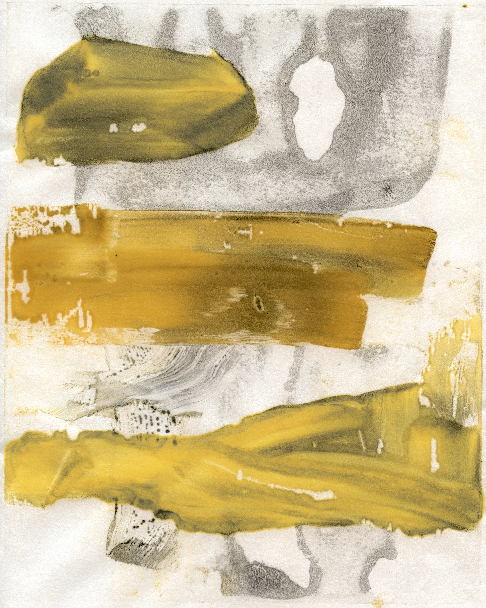 encaustic monotype on rice paper 2015 8"x10"