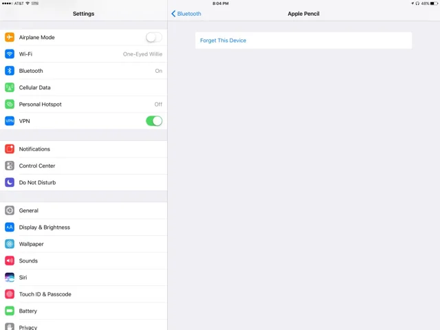 2017-08-31 - Apple Pencil Won't Connect to iPad Forget Device.jpg