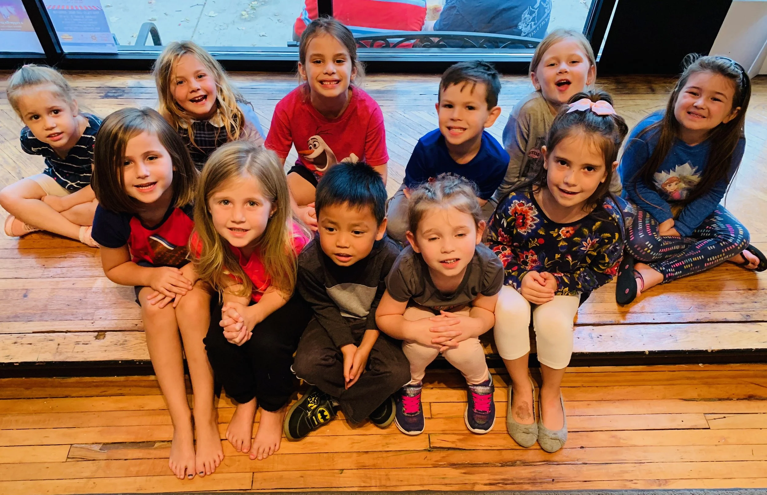 Students showing community and classroom environment at the Music Studio of Patricia Keith