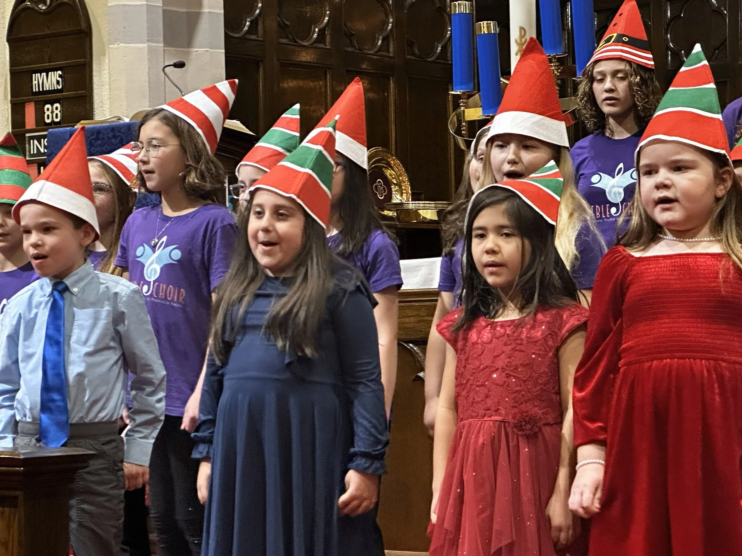 Students engaged in a performance with the Music Studio of Patricia Keith