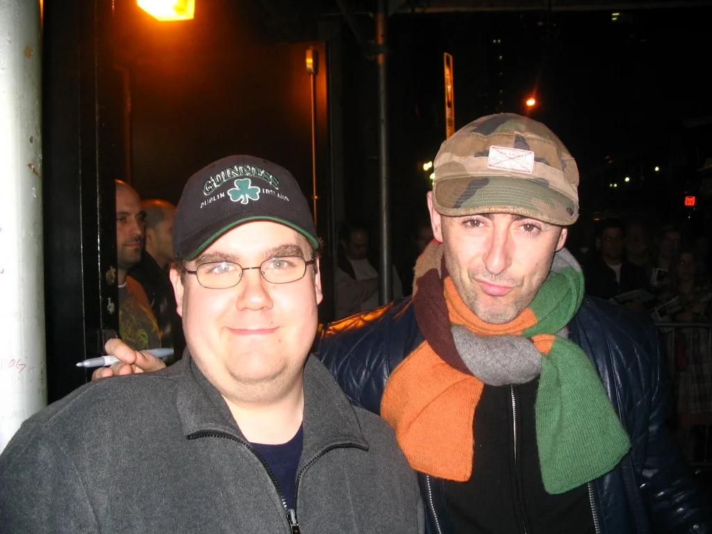 Matt with actor Alan Cumming