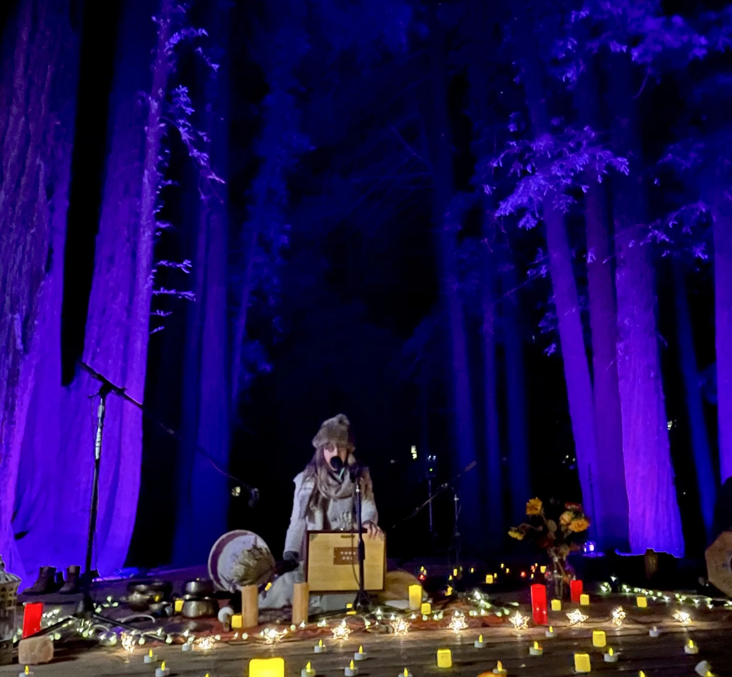 New Moon Sound + Medicine in Private Redwoods Garden 