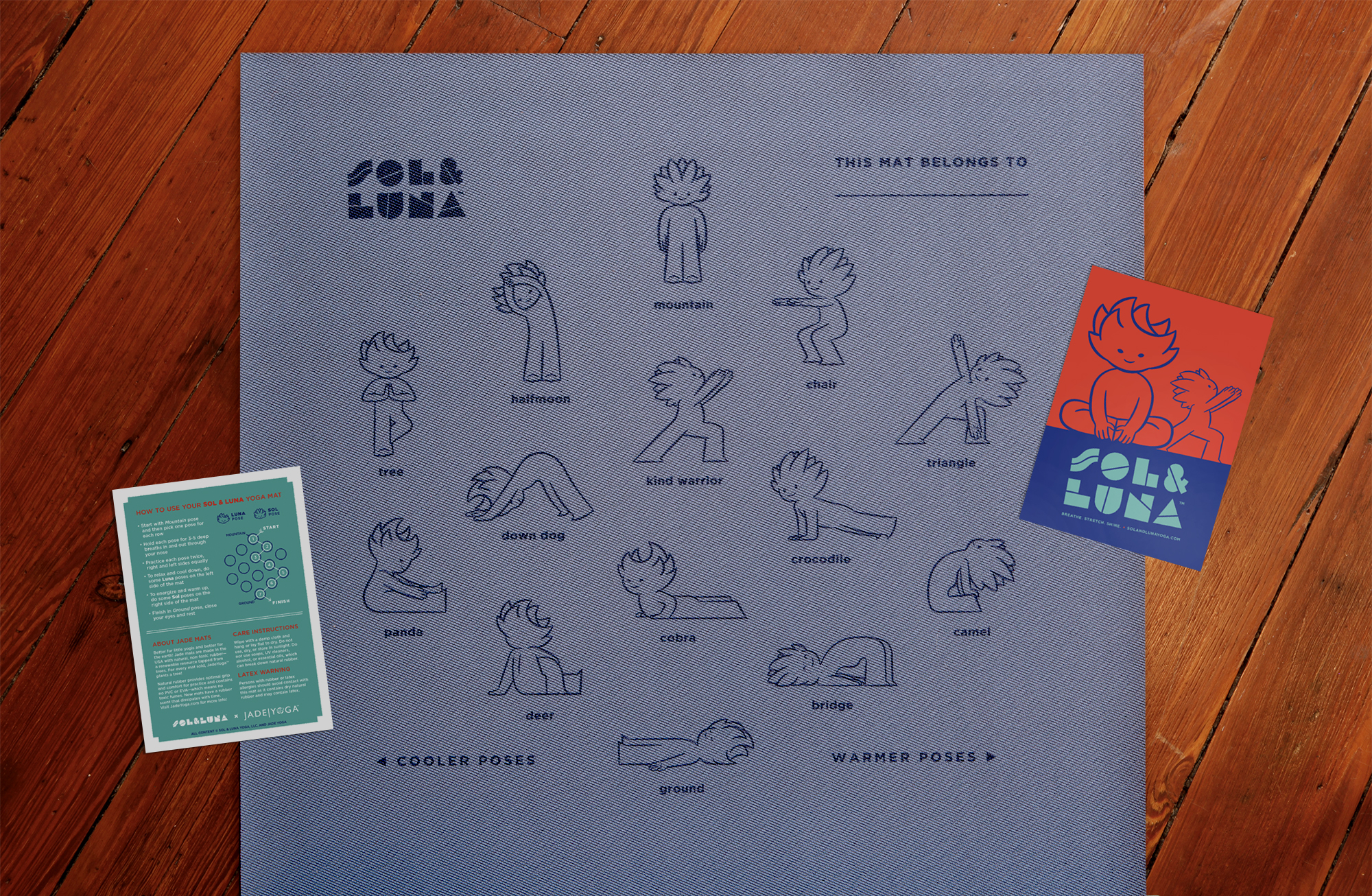 Sol & Luna is a company that produces children's yoga gear. Our flagship product is a mat that incorporates an array of poses designed to help kids maintain a healthy at-home yoga practice. We make yoga fun! Visit our site »