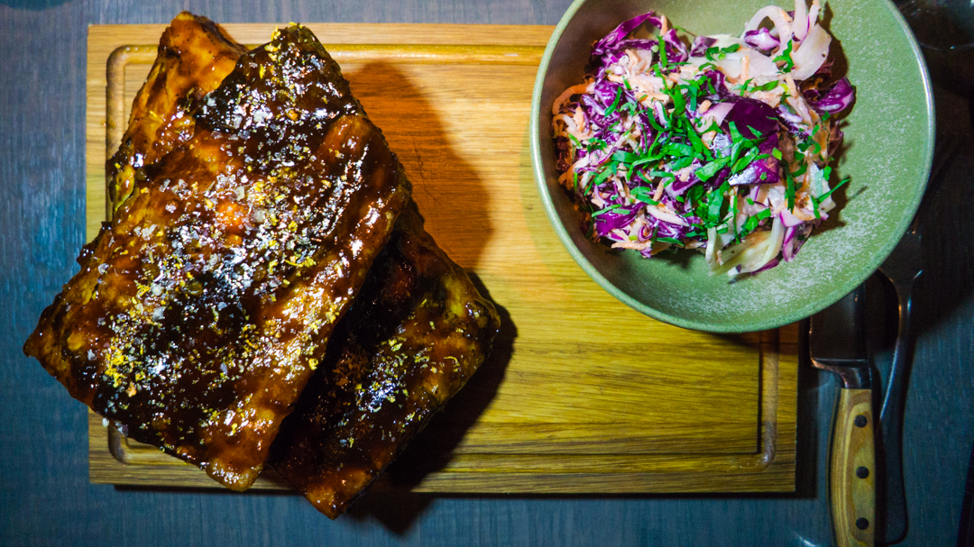 "Sagamore Old Fashioned" Ribs