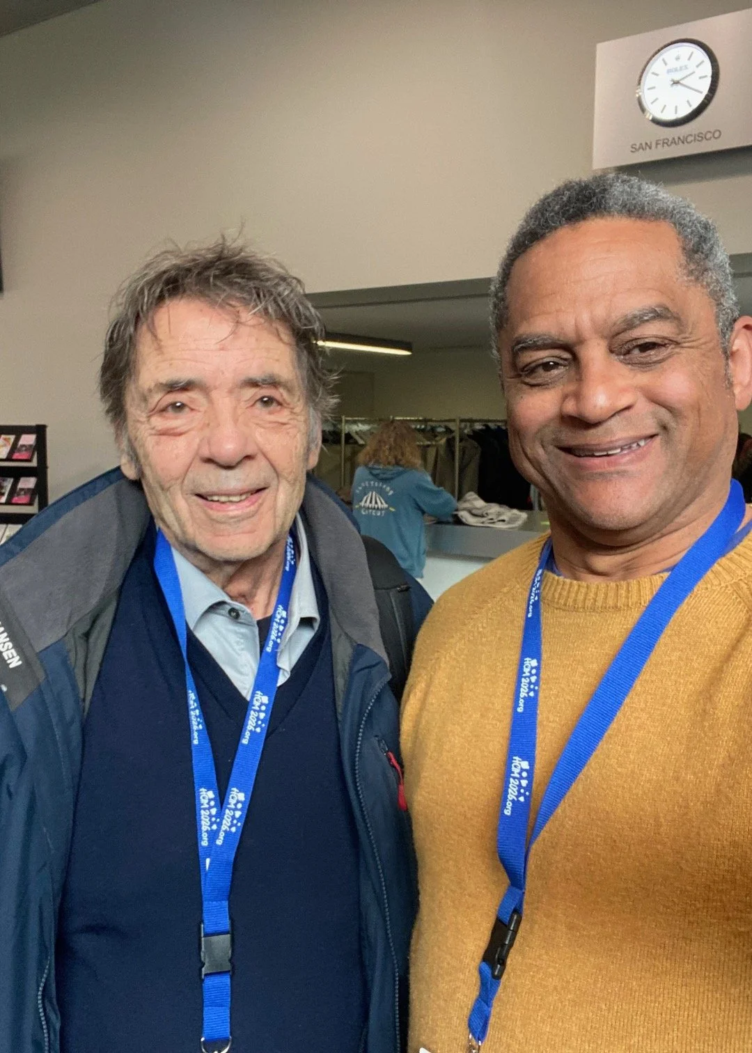 With is Michael Christensen, the "the godfather" of hospital clowning