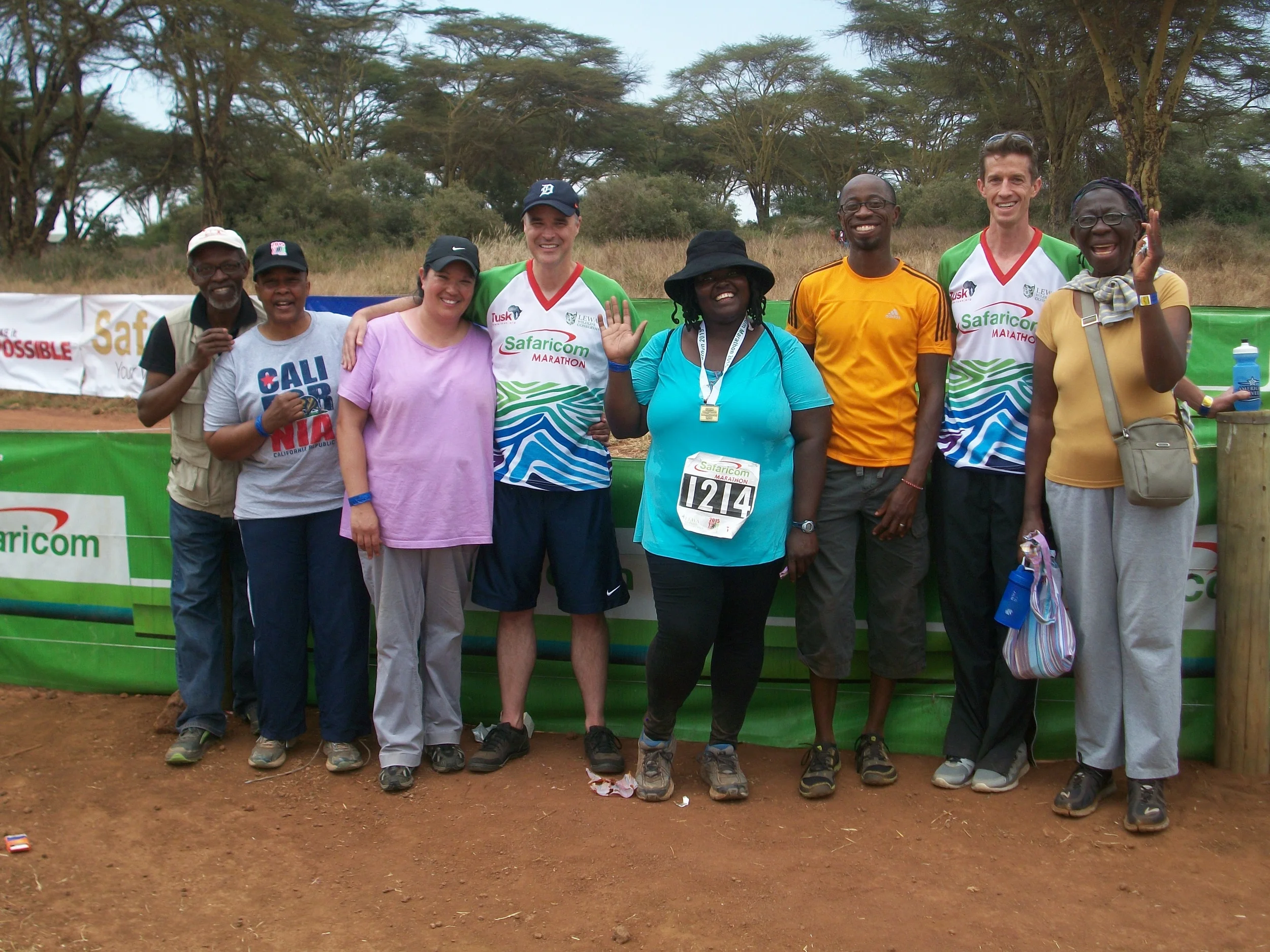 We've always had an excellent group join us on our trips. This is our 2015 group.
