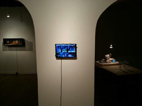 Jennifer and Kevin McCoy: Installation View of "All Exit" at Johannson Projects (Oakland, CA - 2014-15)