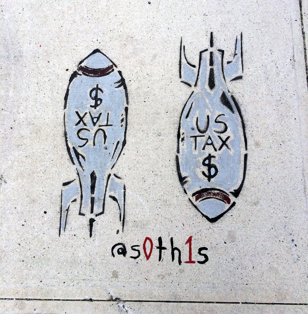 Bushwick sidewalk tag, 2017 (PJM)